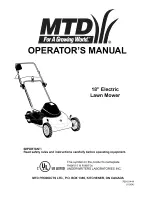 MTD 18A-717-800 Operator'S Manual предпросмотр