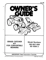 MTD 190-067-000 Owner'S Manual preview