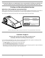 Preview for 2 page of MTD 190-182 Operator'S Manual