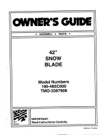 MTD 190-485C000 Owner'S Manual preview