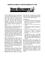 Предварительный просмотр 16 страницы MTD 190-758 Operator'S Manual