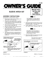 MTD 190-929-000 Owner'S Manual preview