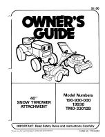 MTD 190-930-000 Owner'S Manual preview