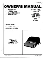 MTD 19468-6 Owner'S Manual preview