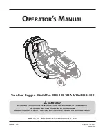 MTD 19A30004000 Operator'S Manual предпросмотр