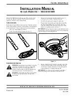 Предварительный просмотр 1 страницы MTD 19A30005OEM Installation Manual