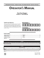 Preview for 1 page of MTD 19A30045OEM Operator'S Manual