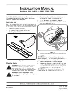 MTD 19B30005OEM Installation Manual предпросмотр