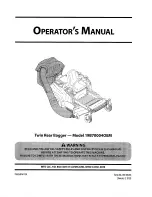 Предварительный просмотр 1 страницы MTD 19B700040EM Operator'S Manual