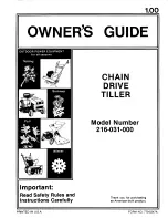 MTD 216-031-000 Owner'S Manual preview