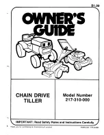 MTD 217-310-000 Owner'S Manual preview