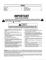 Предварительный просмотр 2 страницы MTD 241-675-000 Owner'S Manual