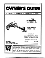 MTD 242-610-000 Owner'S Manual preview