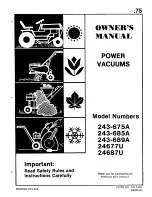 MTD 243-675A Owner'S Manual предпросмотр