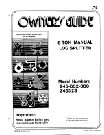 MTD 245-632-000 Owner'S Manual preview