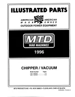 MTD 246-315B000 Illustrate Parts List preview