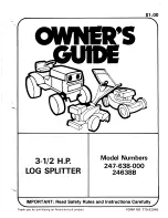 MTD 24638B Owner'S Manual preview