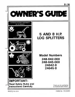 MTD 24642-8 Owner'S Manual preview