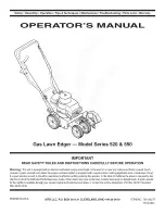 MTD 25B-520A700 Operator'S Manual preview