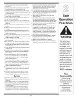 Preview for 5 page of MTD 25B-551A700 Operator'S Manual