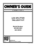 Preview for 1 page of MTD 290-004-000 Owner'S Manual