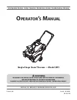 MTD 2M1 Operator'S Manual preview