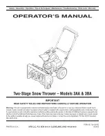 Preview for 1 page of MTD 31A-3AAD700 Operator'S Manual