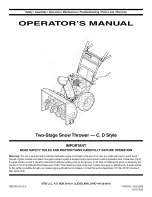 MTD 31A-6ACE700 Operator'S Manual preview