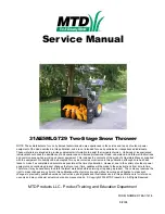 MTD 31AE5MLG729 Service Manual preview