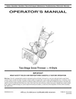 MTD 31AE6BHE718 Operator'S Manual preview