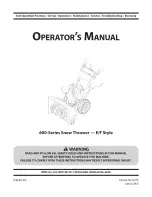 MTD 31AE6FFF752 Operator'S Manual preview
