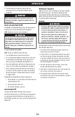 Preview for 16 page of MTD 33 27JD Series Operator'S Manual