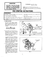 Предварительный просмотр 2 страницы MTD 362-200 Operating/ Operating/Service Instructions Manual