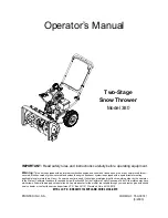 MTD 380 Operator'S Manual preview