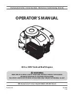 MTD 420cc Operator'S Manual предпросмотр