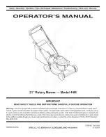 Предварительный просмотр 1 страницы MTD 44M Operator'S Manual