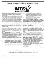 Предварительный просмотр 28 страницы MTD 44M Operator'S Manual