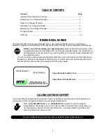 Preview for 2 page of MTD 462 thru 465 Operator'S Manual