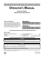 MTD 47RIAHA6010 Operator'S Manual preview