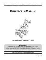 MTD 500-Series L style Operator'S Manual preview