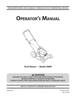 MTD 50M9 Operator'S Manual предпросмотр