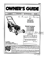 MTD 515R Owner'S Manual предпросмотр