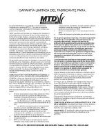 Предварительный просмотр 32 страницы MTD 549 Series Operator'S Manual