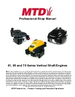 Предварительный просмотр 1 страницы MTD 61 series Shop Manual