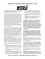 Preview for 32 page of MTD 642E Operator'S Manual