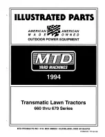 MTD 660 thru 679 Illustrated Parts Manual preview