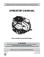 MTD 679 cc EFI OHV Operator'S Manual preview