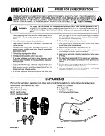 Предварительный просмотр 2 страницы MTD 692 and 693 Owner'S Manual