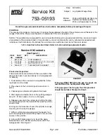 MTD 753-05193 Service Manual предпросмотр