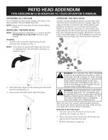 MTD 769-00315A Operator'S Manual Addendum предпросмотр